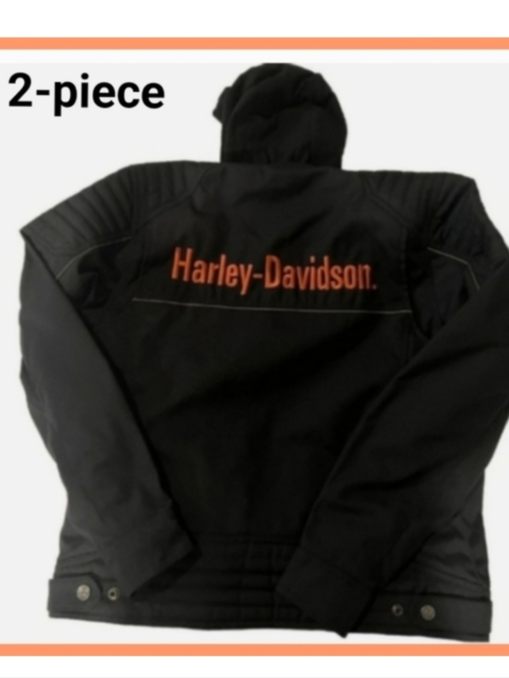 XXL Mens Harley Davidson Hoodie Jacket Ovation 3-in-1 Motorcycle Lightweight 2XL - Picture 5 of 15